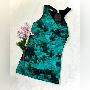 Lululemon Emerald Meshed Up 2-in-1 Tank Top - Size 4